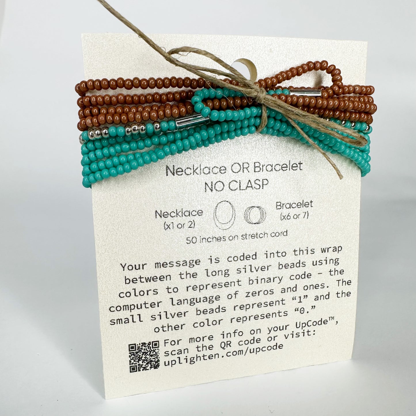 "be present" UpCode Necklace / Bracelet Wrap