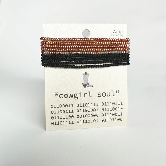 "cowgirl soul" UpCode Necklace / Bracelet Wrap