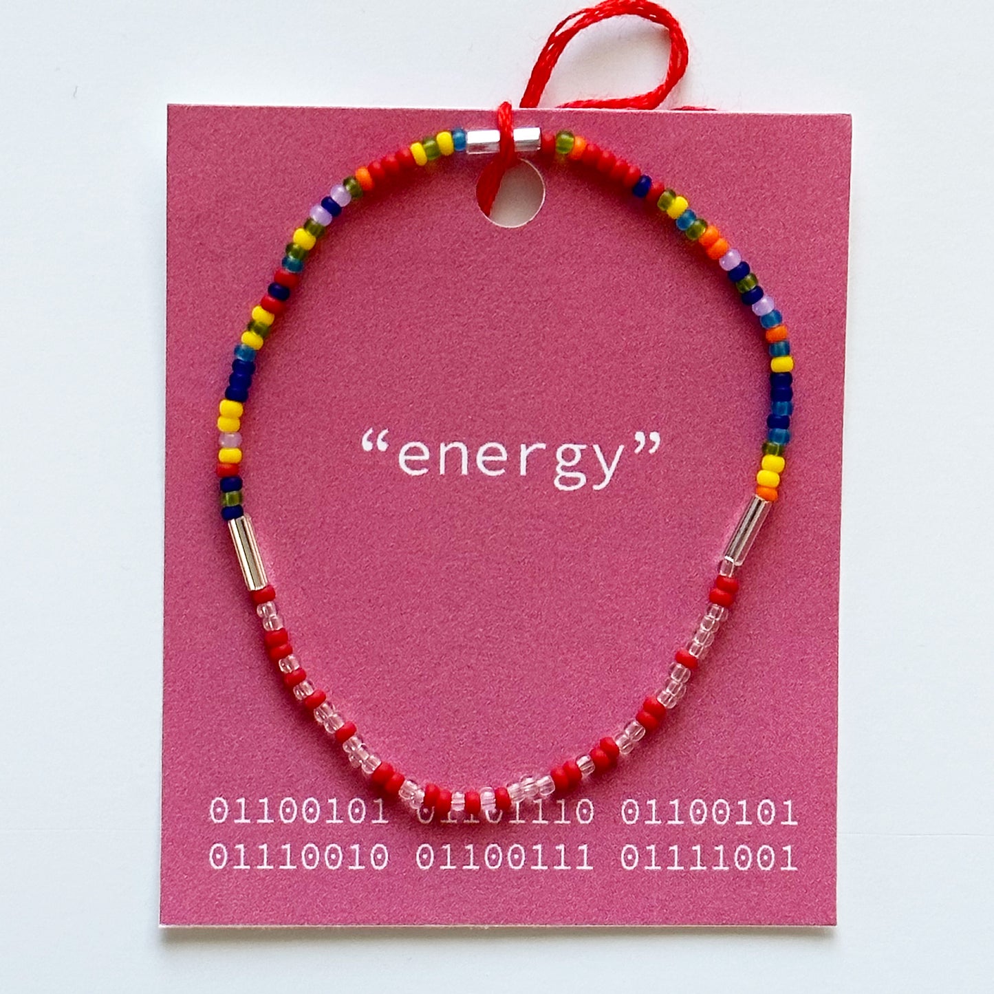 Energy Binary Code Bracelet